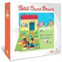 PETIT OURS BRUN 1 2 3 MAISON