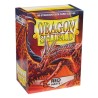 DRAGON SHIELD MATTE red - 100 Sleeves