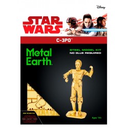 METAL EARTH : Star Wars C-3PO d'Or