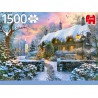 Puzzle 1500pièces - Whitesmith's Cottage en Hiver