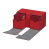 UG boîte pour cartes Twin Flip´n´Tray Deck Case 200+ taille standard XenoSkin Rouge