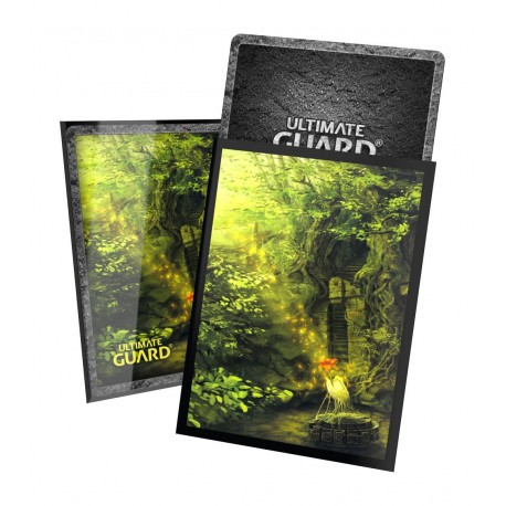 UG 100 Printed Sleeves Lands Edition II Forêt