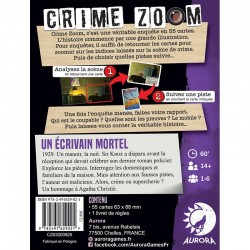 CRIME ZOOM - UN ECRIVAIN MORTEL