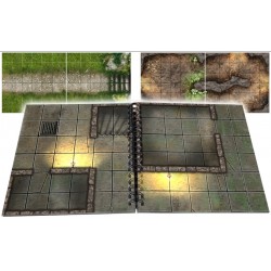 Little Book of Battle Mats - Dungeon (15x15cm)