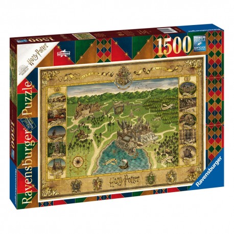 PUZZLE - Harry Potter Carte de Poudlard  (1500 pcs)