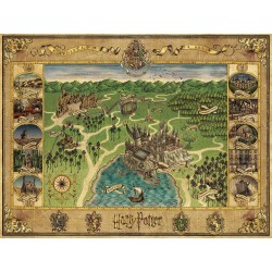 PUZZLE - Harry Potter Carte de Poudlard  (1500 pcs)