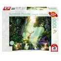 PUZZLE 1000 pcs CHEVREUILS DANS LA FORET