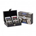 COFFRET 2 BRIDGES GRIMAUD EXPERT FACON CUIR NOIR