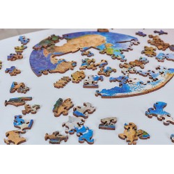 Planète Terra Puzzle en bois CREATIF PUZZLE