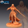 FIGURINES : 3 ELFES ROUBLARDES