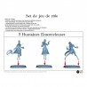 FIGURINES : 3 HUMAINES ENSORCELEUSES