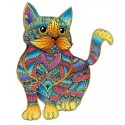 RAINBOW WOODEN PUZZLE - CHAT