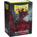 DRAGON SHIELD MATTE Blood red - 100 Sleeves