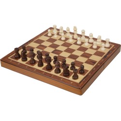 JEU D'ECHEC PLIABLE EN BOIS